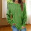 Top a tunica da donna casual a maniche lunghe con scollo rotondo. 2