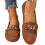 Γυναικεία φλατ παπούτσια Comfort Flats με αντιολισθητική σόλα και χρυσή αλυσίδα, 1