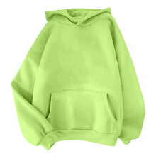 Advng Hoodies voor dames, klassieke effen hoodies met lange mouwen en zakken, casual model, verkrijgbaar in de maten S-3XL