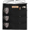 Black anti-stain kitchen apron work uniform half-length 1