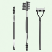 Set profesional de pensule pentru sprâncene - 3 piese, pieptene pentru sprâncene, bobină pentru gene, instrumente pentru machiajul ochilor