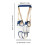 Baby walking harness adjustable detachable crotch 9–24 2