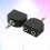 3,5 mm mono Y-splitter adapter sort 2 stk. 3