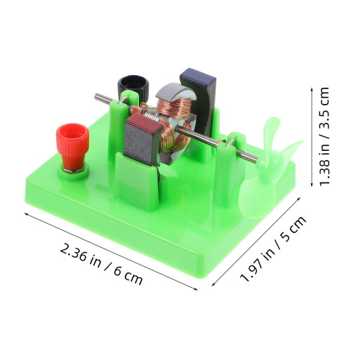 Kit de Experimento de Eletricidade com Modelo de Motor Elétrico Verde Claro 1