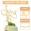 2 τεμάχια διακοσμητικά για cupcakes Sweet16Cake, διακοσμητικά για τούρτες γενεθλίων και 6