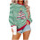 Dames sweatshirt met kerstprint, lange mouwen. 1