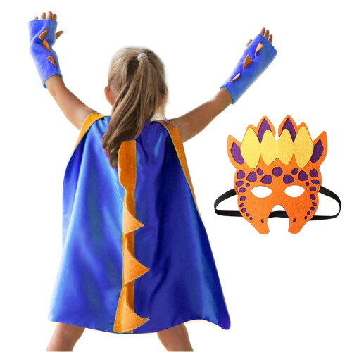 LOVEBAY Παιδική Στολή Halloween, Κάπα Δεινόσαυρου, Δράκος, Νήπιο, Ρόμπα Μάγου,