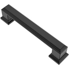 Pacáiste 10 Láimhseálacha Comh-Aireachta Dubha Neamhlonracha, Láimhseálacha Comh-Aireachta Lárnacha le Poill 3-3/4 Orlach (96mm) do Chaibinéid