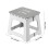 Non-Slip Folding Step Stools with Handle，Foot Stool with Height - Holds Up to 300 lbs - Lightweight Plastic Foldable Step Stool 3