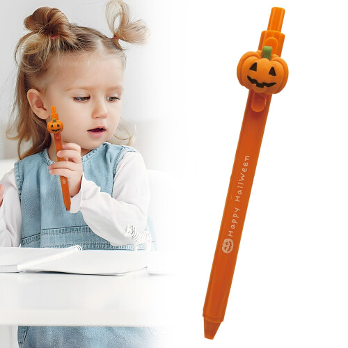 1 τεμάχιο στυλό gel για το Halloween – κολοκύθα, κρανίο, φάντασμα, σχήματα νυχτερίδας, 1