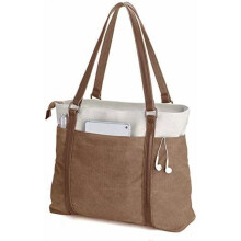 Sac de travail pour femme avec compartiment pour ordinateur portable, poches zippées, sac fourre-tout pour enseignante