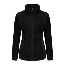 Damesvesten met lange mouwen, effen kleur, pluche en dik, in de uitverkoop.