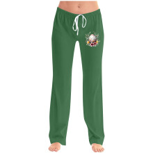 Damen-Osterhose mit Print, doppelter Tasche und Kordelzug