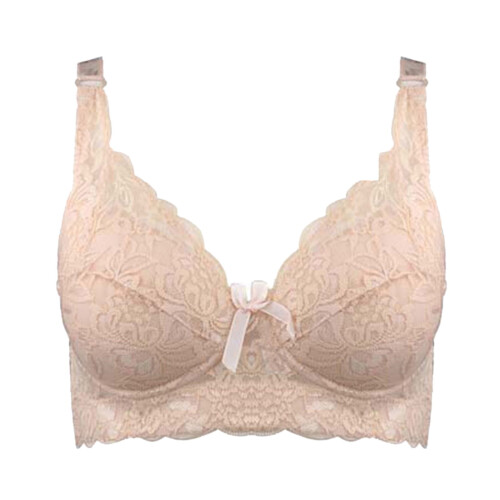 KDFJPTH Push-up-BHs für Damen, einfarbig beige, Größe 36D 2