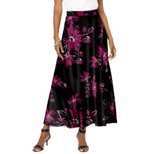 Női Plus Size Ultrasmooth Szövet Maxi Szoknya