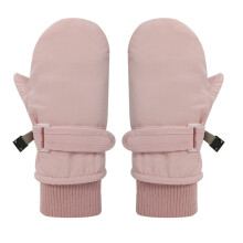 Gants de ski chauds pour bébés et jeunes enfants, avec cordon, moufles d'hiver doublées en polaire et isolées, pour garçons et filles.