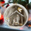 Weihnachts-Anhänger aus Acryl, 8 cm Durchmesser 1
