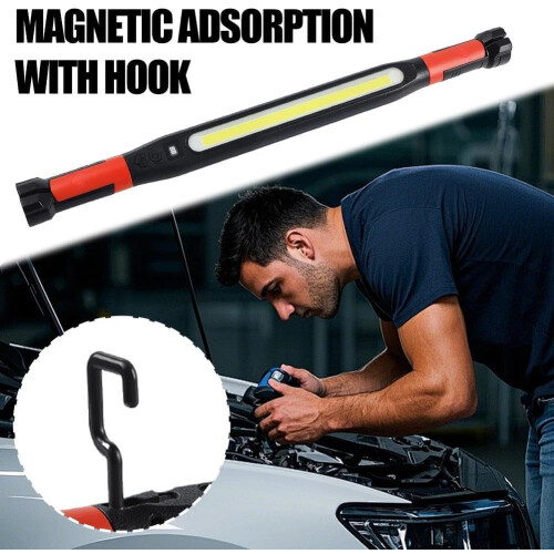 Magnetic LED Work Light Bar Rechargeable 52 cm 1