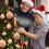 Flocked Christmas Balls Brown Plastic 24PCS 5