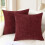 Capas de Almofada Decorativas de Natal 24x24 Polegadas, Pacote com 2, Capas de Almofada Aconchegantes em Chenille para Sofá, Cama, Sala de Estar, 1
