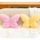 Coussin papillon jaune en peluche 40 x 30 cm 4