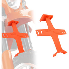Protection de fourche et renfort de suspension universels orange pour motos tout-terrain et motocross – Compatible avec les motos cross et