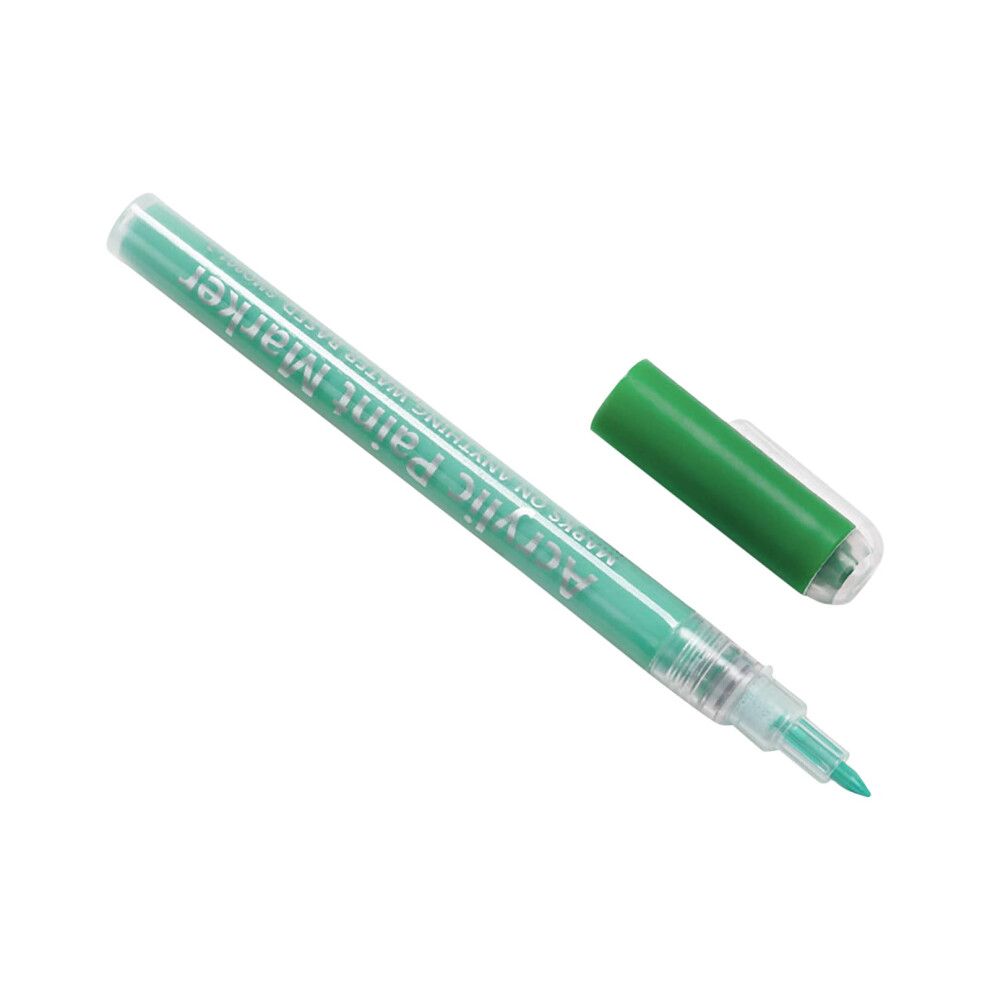 Acrylic green ink marker pen for nail art and crafts 5ml