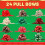 24 τεμάχια Χριστουγεννιάτικα φιογκάκια 4,7" για περιτύλιγμα δώρων, καλάθια, 2