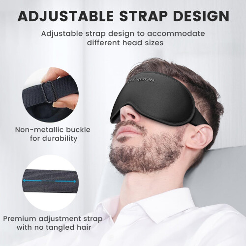 Μάσκα ύπνου 3D για ύπνο | Μάσκα ματιών 100% συσκότισης για γυναίκες και άνδρες | 2