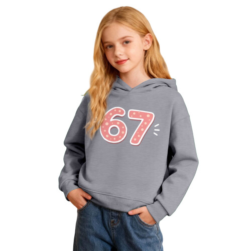 67Hoodie Παιδικό Φούτερ Six Seven Meme Χριστουγεννιάτικο Casual Μακρυμάνικο Φούτερ με 2