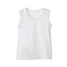 Piger Tanktoppe Camisoler Bløde Undertrøjer Bomuldsblanding Camisoler Ærmeløs Rund Hals T-shirt, 2-9T