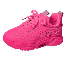 Scarpe da ginnastica Ediodpoh Flying Weaving da donna – Punta arrotondata, allacciatura, suola spessa, scarpe casual e da corsa, compatibili con