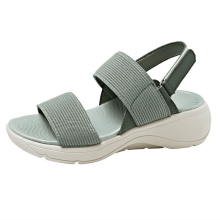 Sandali da spiaggia slip-on da donna 2025 – Cinturini regolabili, suola antiscivolo con plateau, sandali estivi leggeri e casual per donna, ideali