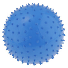 9 inch stuiterballen voor kinderen, sensorische bal met nopjes voor massage, blauw van kleur.