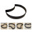OUNONA Crescent Shape Pavement Form Reusable Trail Form Form for Garden 1