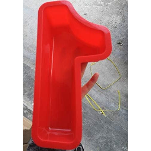 Conjunto de 9 Formas Grandes de Silicone com Números para Bolos (10 polegadas) 2