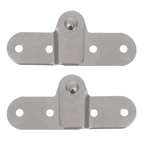 Vintage iron hinges 2 pcs 3.1 x 1.3 x 0.1 in 2