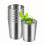 EASTIN6 τεμάχια 17oz500ml304 Ποτήρια από ανοξείδωτο ατσάλι, με κυλινδρική άκρη, 2