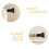 Worgeous2pcs Ανταλλακτικά καπάκια για διακοσμητικά αξεσουάρ για κουρτινόξυλα για 6