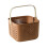 Hands Held Bath Basket, Square Plastic Storage Basket with Drainage, Thickened Material for Bathroom and Dormitory Use 2