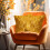 Housse de coussin brodée à motifs de feuilles 45 x 45 cm 5