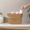 Hands Held Bath Basket, Square Plastic Storage Basket with Drainage, Thickened Material for Bathroom and Dormitory Use 6