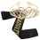 Tiara de formatura elegante em metal dourado, conjunto de 160,00 x 3,74 x 0,04 polegadas. 1