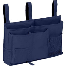 Nachttisch-Organizer für Etagenbetten und Studentenwohnheime – Marineblauer Bettregal-Organizer (1 Stück)