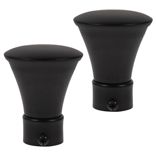 Worgeous2pcs Ανταλλακτικά καπάκια για διακοσμητικά αξεσουάρ για κουρτινόξυλα για 1