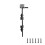 Asta di bloccaggio per cancelli resistente – 45 cm (18 pollici) 1