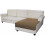 Housse réversible pour canapé d'angle, adaptée aux animaux de compagnie, 100 % polyester 1