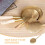 Golden Brass Kitchen Spoon Ergonomic Handle 7.5 inches 8