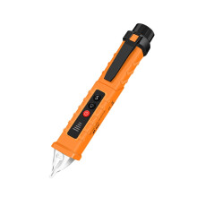 Crayon de test pour électricien, outils pour composants électroniques, outil multifonction orange avec clip de poche intelligent
