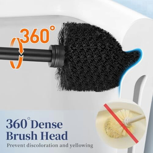 2er-Pack Toilettenbürsten-Set mit geschlossenem Halter 2